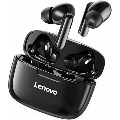 Lenovo XT90 Kopfhörer kabellos Bluetooth Touch-Steuerung Stereo-Ohrhörer Headset (Schwarz)
