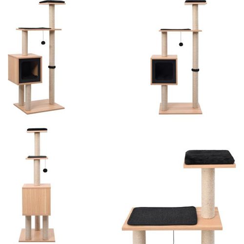 vidaXL Katzen Kratzbaum mit Sisal Kratzmatte 123 cm - Kratzbaum - Kratzbäume - Katzenbaum - Katzenbäume