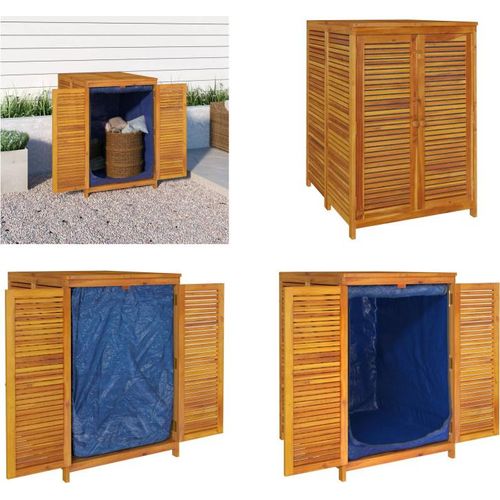 vidaXL Gartenbox 70x87x104 cm Massivholz Akazie - Gartenbox - Garten Aufbewahrungsbox - Outdoor Aufbewahrungsbox - Werkzeugbox
