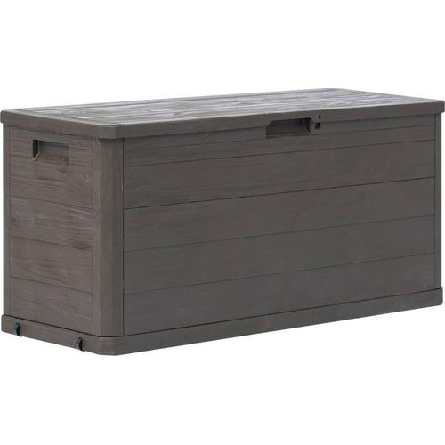 vidaXL Garten Aufbewahrungsbox 280 L Braun - Aufbewahrungsbox - Aufbewahrungsboxen - Kissenbox - Kissenboxen