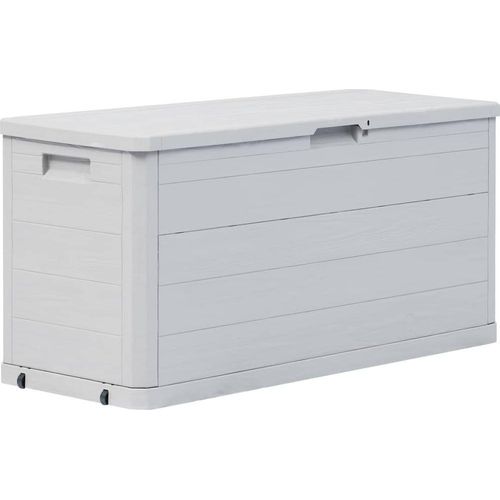 vidaXL Garten Aufbewahrungsbox 280 L Hellgrau - Aufbewahrungsbox - Aufbewahrungsboxen - Kissenbox - Kissenboxen
