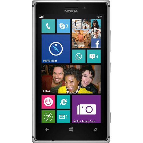 Nokia Lumia 925 Smartphone (11,4 cm (4,5 Zoll) WXGA HD OLED-Touchscreen, 8,7 Megapixel kamera, 1,5 GHz Dual Core Prozessor) hellgrau