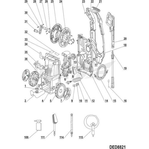 Motor mit Pumpe