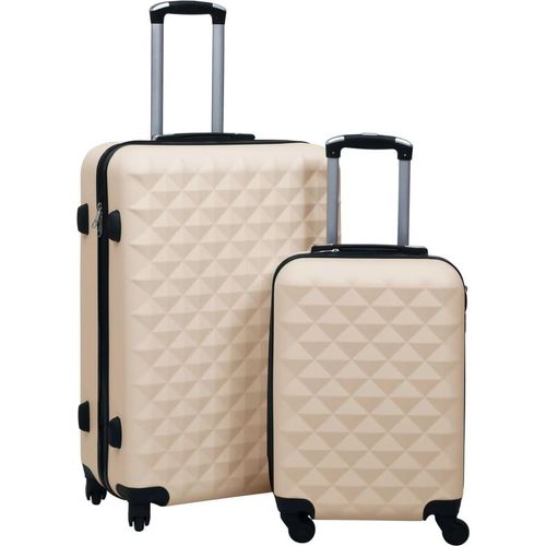 Hartschalen-Trolley-Set 2 Stk. Golden ABS