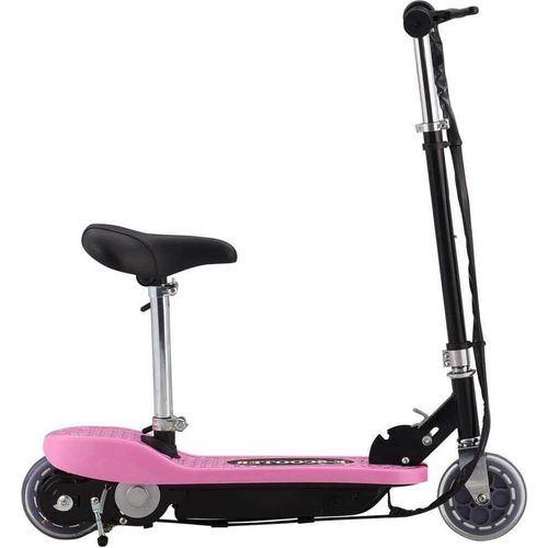 E-Scooter mit Sitz 120 W Rosa