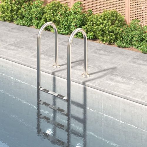 Möbel Pool-Leiter 54x38x184,5 cm Edelstahl 304 - Poolzubehör 93453