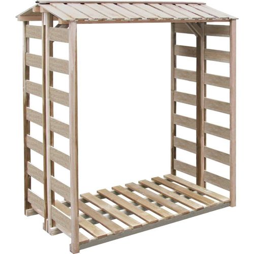 Brennholz-Lagerschuppen 150x90x176 cm Kiefernholz Imprägniert