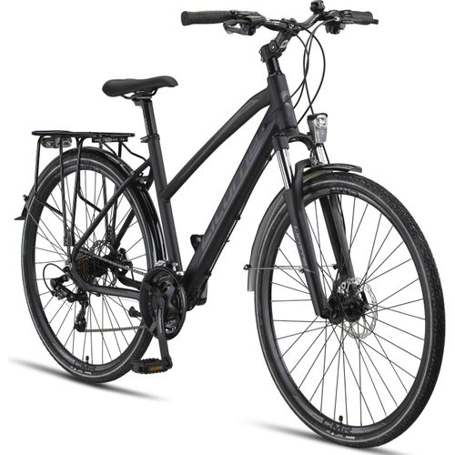 Licorne Bike Premium Touring Trekking Bike in 28 Zoll - Fahrrad für Jungen, Mädchen, Damen und Herren - 21 Gang-Schaltung - Mountainbike - Crossbike