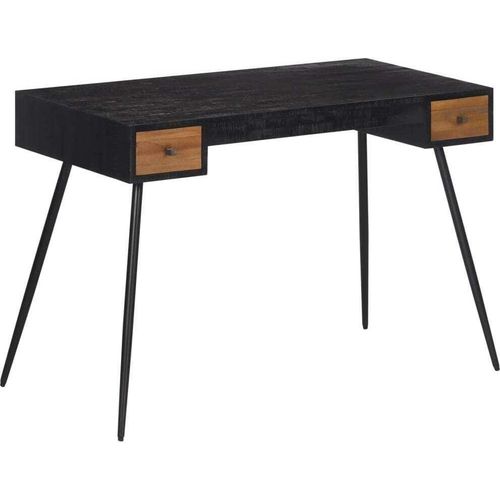 Schreibtisch 117x56,5x75 cm Recyceltes Massivholz Teak