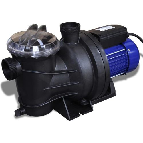 Möbel Schwimmbadpumpe Umwälzpumpe Poolpumpe Pumpe elektronik blau 1200W - Poolzubehör 90467