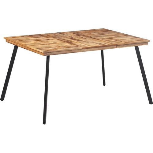 Esstisch 148x97x76 cm Massivholz Teak 358531