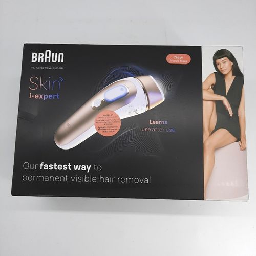 Braun Smart IPL 7 Skin i·expert Gratis App Haarentfernungsgerät Damen sichtbare Haarentfernung Designed In Germany 4 Aufsätze Venus Rasierer Alternative zu Laser Haarentfernung PL7387