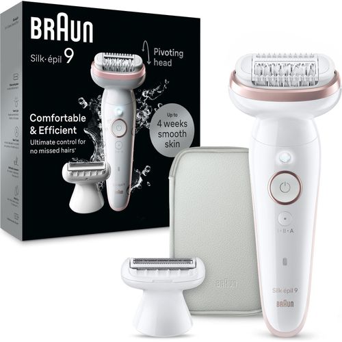 Braun Personal Care Silk-epil 9-030 SensoSmart TM Epilierer Weiss-Rosa