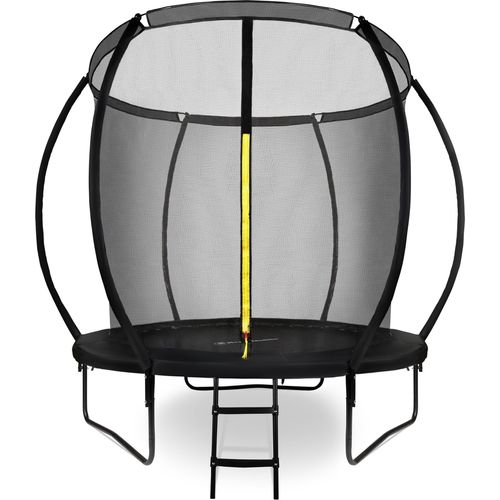 Kindertrampolin 244 cm mit Netz und Leiter – robust und wetterfest