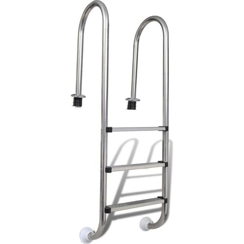 Pool-Leiter 3 Stufen 120 cm Edelstahl 304