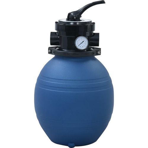 Pool-Sandfilter mit 4-Wege-Ventil Blau 300 mm 92246