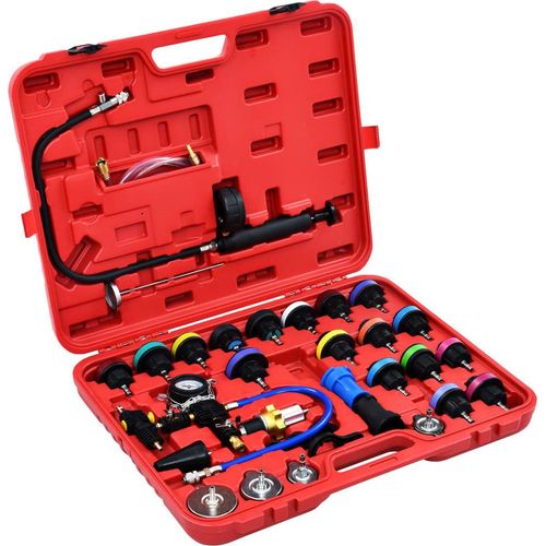 28-tlg. Druckprüfgerät für Kühlsystem & Kühlerdeckel