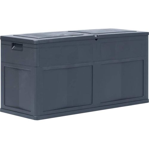 Garten-Aufbewahrungsbox 320 L Schwarz