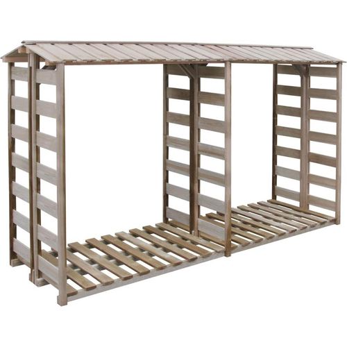 Brennholz-Lagerschuppen 300x90x176 cm Kiefernholz Imprägniert