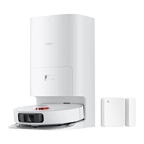 Xiaomi X10+ Saugroboter mit Wischfunktion & All-in-One Station (4000Pa; bis zu 120min Akkulaufzeit; Auto. Reinigung, Entleerung, Trocknung & Wassernac