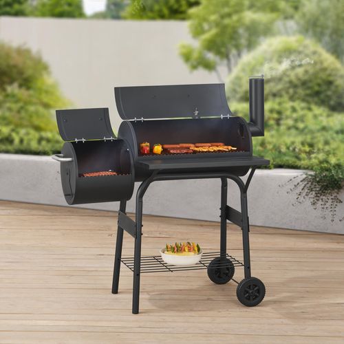 Smoker Grillwagen 'Arielli' 115x110x64cm Schwarz