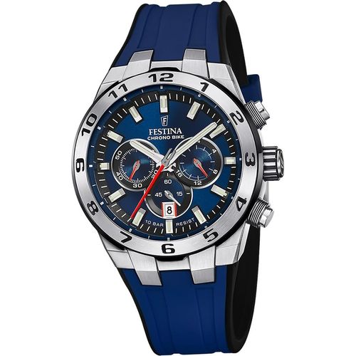 Festina Silikon Herren Uhr Armbanduhr blau Sport D2UF20671/1
