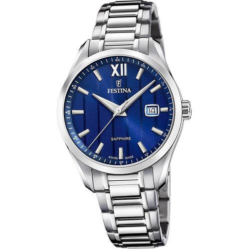 Festina Herren Uhr Swiss Edelstahlarmband silber D2UF20026/2