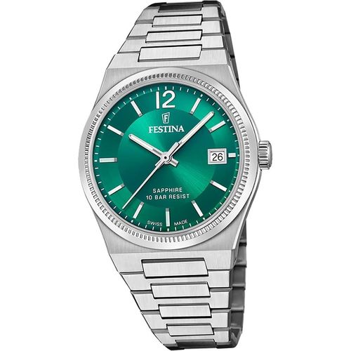 Festina Damen Uhr Swiss Edelstahlarmband silber D2UF20035/5