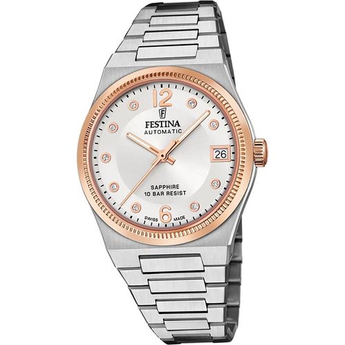Festina Damen Uhr Swiss Edelstahlarmband silber D2UF20031/1