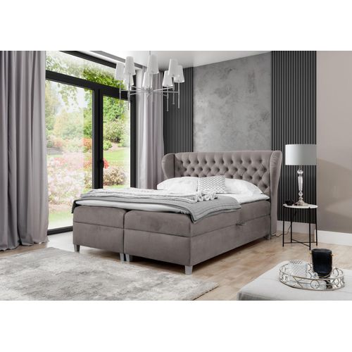 Chesterfield Boxspringbett Schlafzimmer Einrichtung Modern Polsterbett JVmoebel