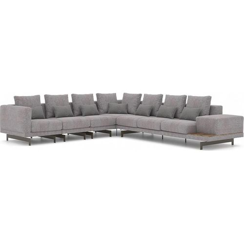 Wohnzimmer Ecksofa Designer Textil Sofa Garnitur JVmoebel