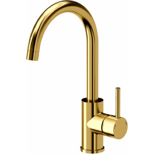 Wasserhahn Noemi Küchenarmatur Küche Mischbatterie Armatur Brause Noemi Gold