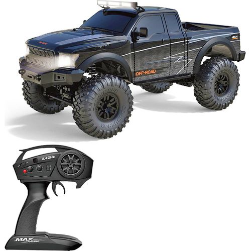 RC Gelaendewagen RC Auto Ferngesteuertes Auto Vollproportional 1/10 2,4 GHz 4WD 15 km / h Kletterauto RTR Spielzeug fuer Kinder Jungen