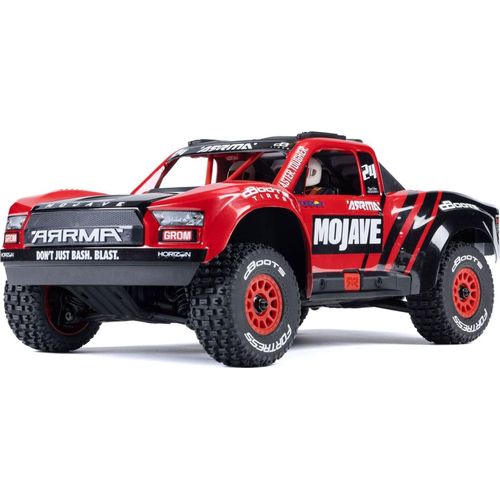 Arrma RC Mojave Truck Grom Mega 380 4X4 RTR 1:18 mit Akku, Lader Rot
