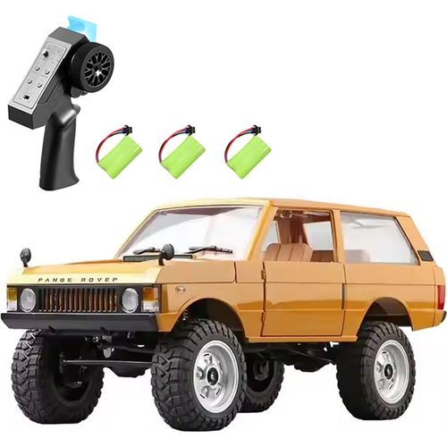 Ferngesteuertes Auto, ferngesteuerter Crawler im Massstab 1:12 fuer Kinder und Erwachsene, 2,4 GHz 4WD, wiederaufladbares ferngesteuertes Autospielzeug mit steuerbaren Scheinwerfern