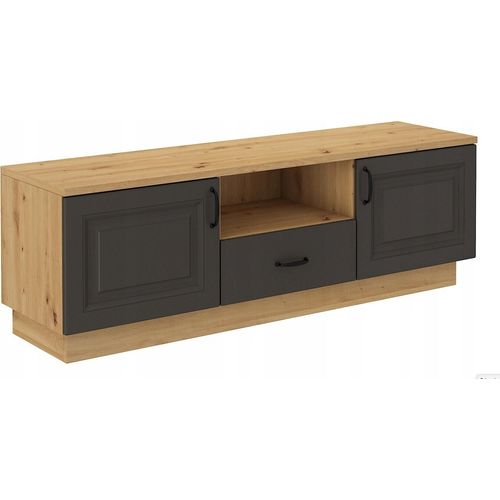 TV-Bank FATMA – Eiche Artisan / graphit