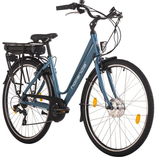E-Citybike Damen 28'' Optima Basic Blau 7 Gänge Hollandia 188E