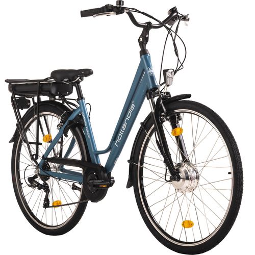 E-Citybike Damen 28'' Optima Basic Blau 7 Gänge Hollandia 189E