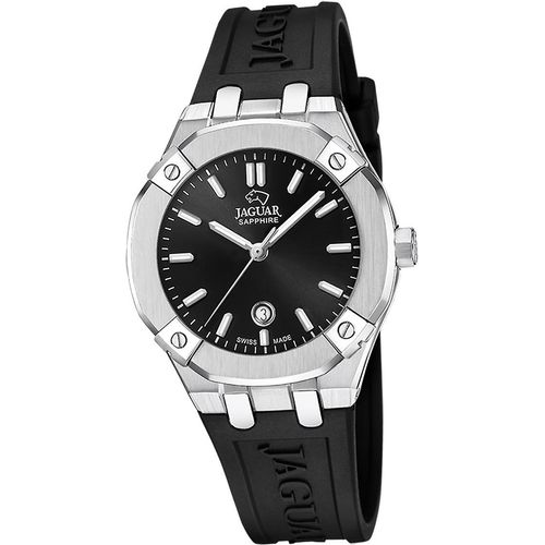 Jaguar Damen Uhr Silikonarmband schwarz D2UJ1017/2