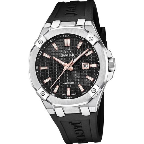 Jaguar Herren Uhr Silikonarmband schwarz D2UJ1010/4