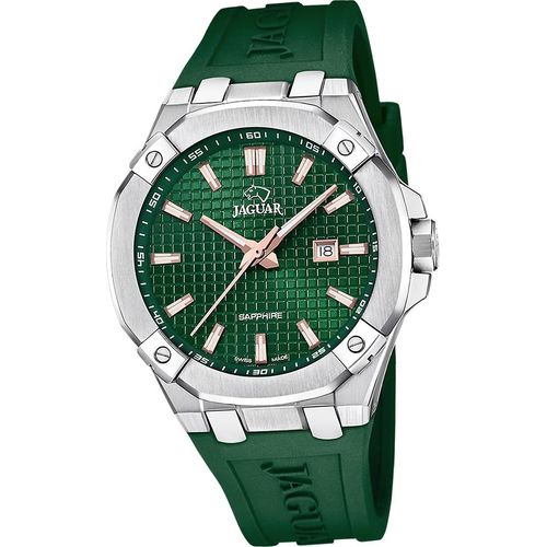 Jaguar Herren Uhr Silikonarmband grün D2UJ1010/3