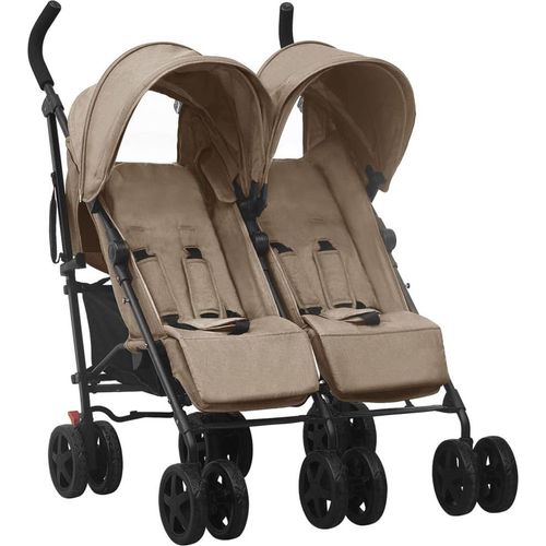 Stabli Möbel Geschwisterwagen Taupe Stahl CC3589096