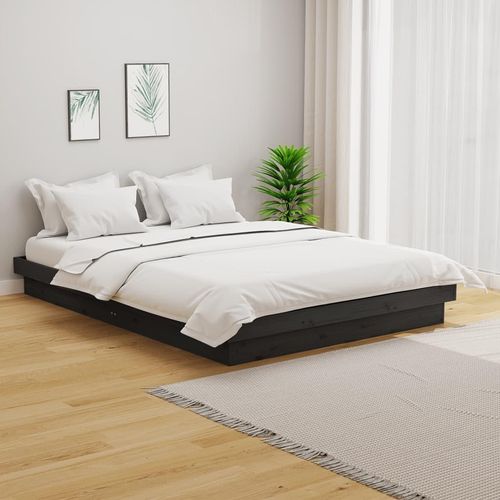 Massivholzbett Grau 120x190 cm 4FT Small Double , Klassische Betten Design 2024
