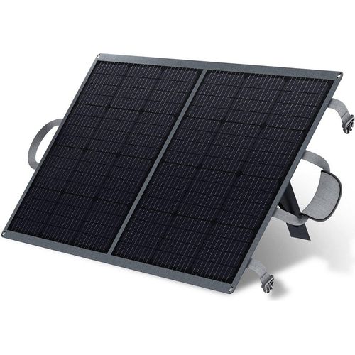 DaranEner 100W Solarpanel Solaranlagen Solarladegerät Solarzelle Solarmodul mit 5V USB 20V DC für Terrasse,Wohnmobil,Camping,Stromausfall,Notfall