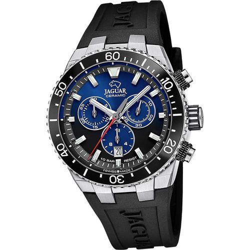 Jaguar Herren Uhr Silikonarmband schwarz D2UJ1021/6