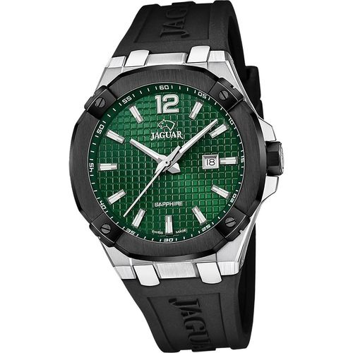 Jaguar Herren Uhr Silikonarmband schwarz D2UJ1019/1