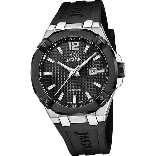 Jaguar Herren Uhr Silikonarmband schwarz D2UJ1019/2