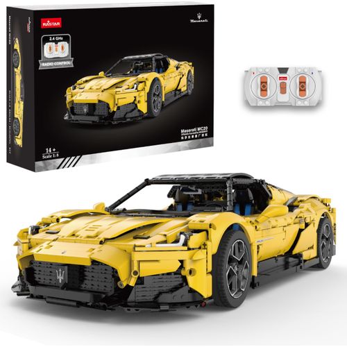 Klemmbausteine Auto Maserati MC20 1:8 Ferngesteuertes Sportwagen RC RASTAR 93500
