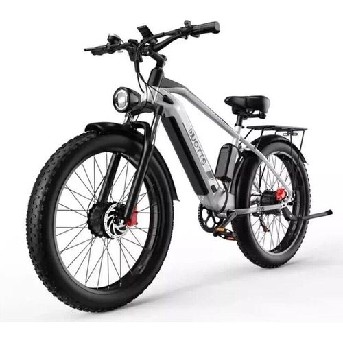 Elektro-Mountainbike 26*4,0 Fettreifen,48V 20AH Akku (Samsung Akku),für Damen und Herren,E-Bikes MTB,City E-Bikes & E-Hollandräder Silber