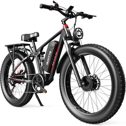 Elektrofahrrad 26 Zoll aufblasbare fette Reifen E-Bike E Mountainbike 250W